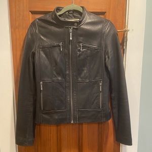 Micheal Kors, leather motor jacket